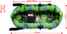 Лодка Ондатра R200 зеленая